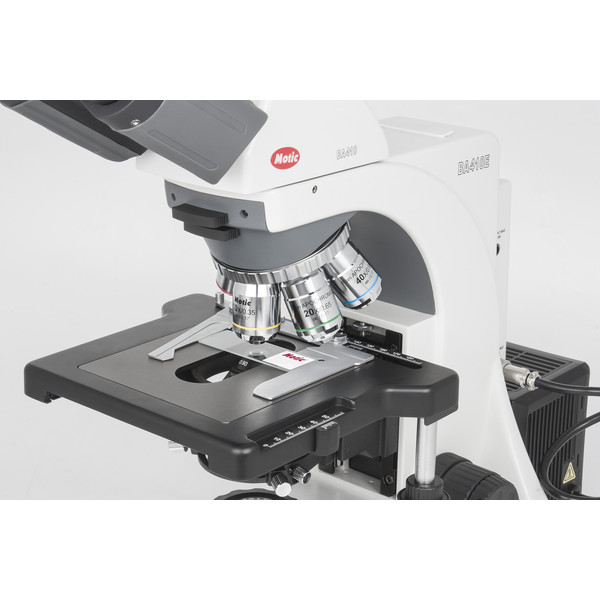 Motic Microscoop BA410 Elite, trino, Hal, 100W, 40x-1000x
