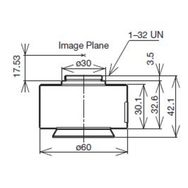 Evident Olympus U-TV0.5XC-3-8 C-Mount camera-adapter