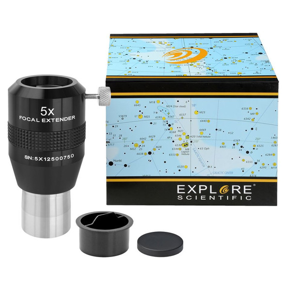 Explore Scientific Barlow lens Brandpuntextender, 5x, 1,25"