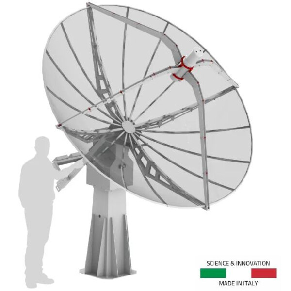 Radio2Space Spider 300A Advanced radiotelescoop met weervaste AZ-montering GoTo