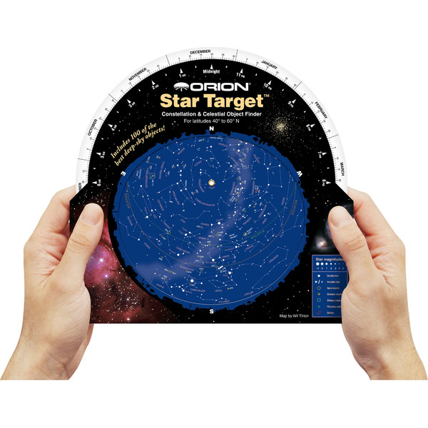 Orion Sterrenkaart Star Target Planisphere 40-60 degree north