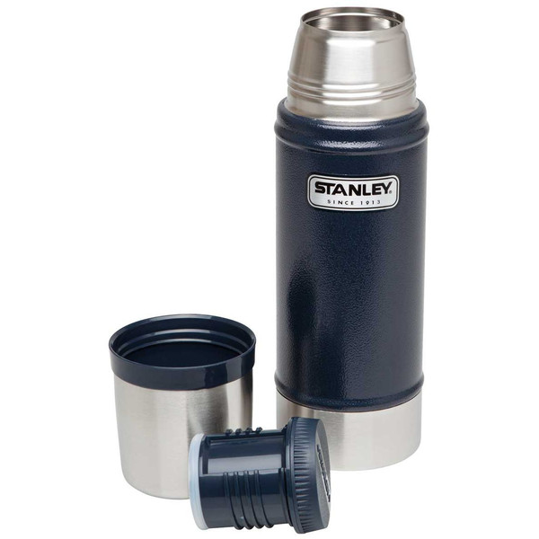 Stanley Classic thermoskan, 0,47l, blauw/zilver