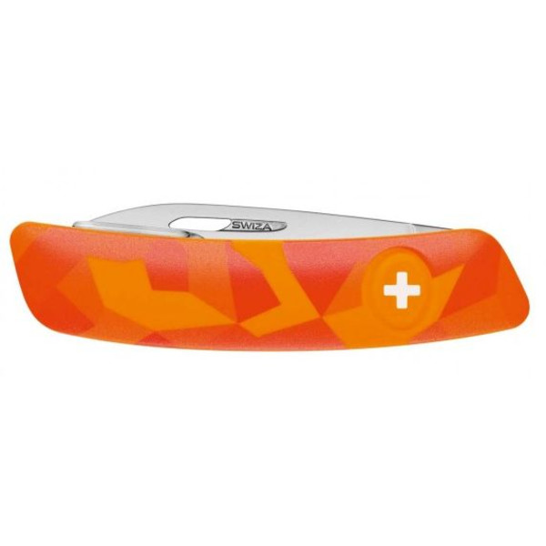 SWIZA Messen Zwitsers zakmes C01, LUCEO Camo Urban oranje