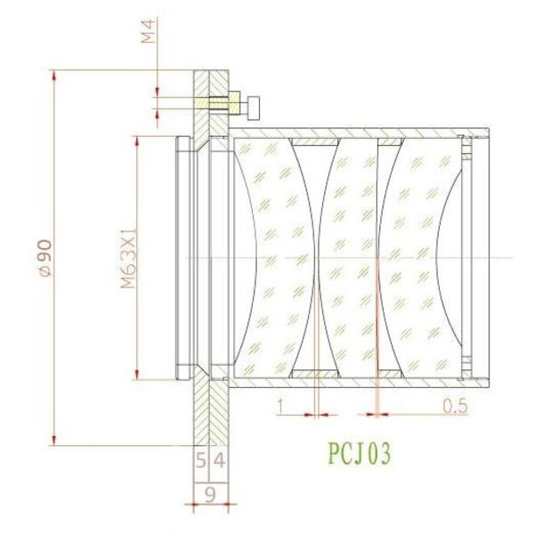 APM Riccardi M63 afstelflens