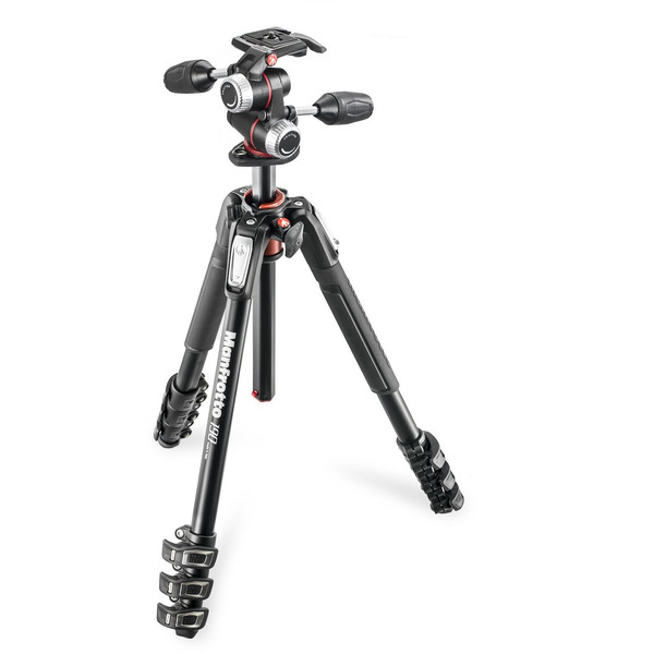 Manfrotto Aluminium statief MK190XPRO4-3W, met 3-weg-kop