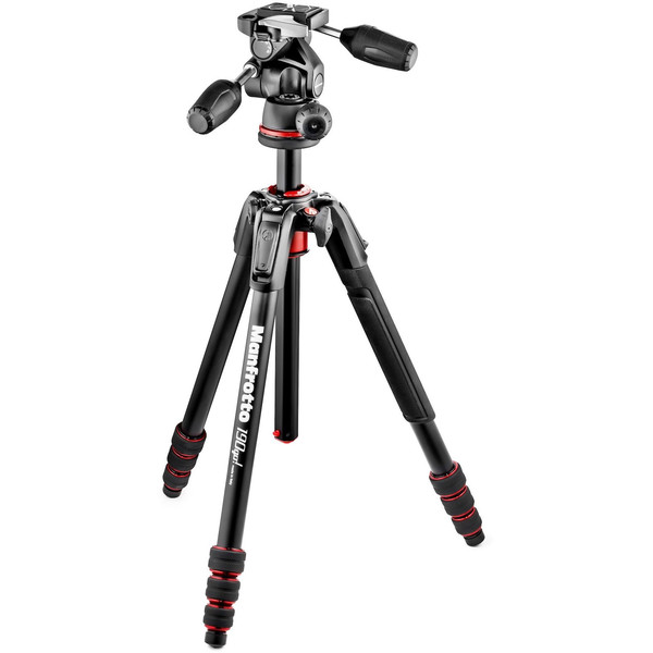 Manfrotto Aluminium statief MK190GOA4TB-3W, met 3-weg-kop