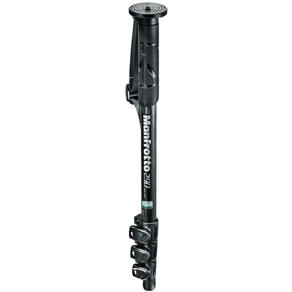 Manfrotto Carbon monopod MM290C4, 4 segmenten