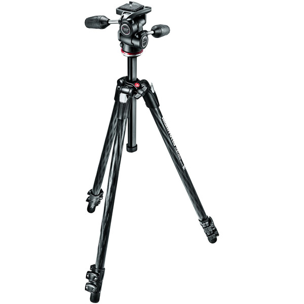 Manfrotto Carbon statief MK290XTC3-3W, met 3-weg-kop