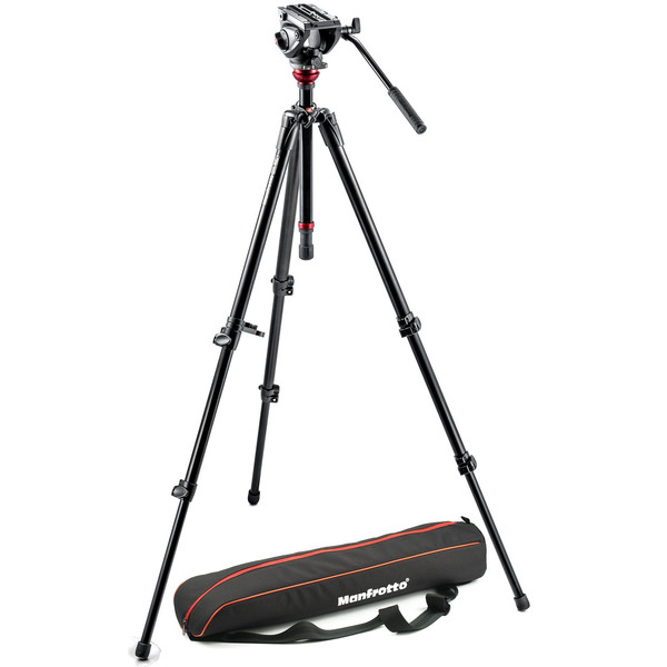 Manfrotto Aluminium statief MVH500AH,755XBK, met 2-weg-kop