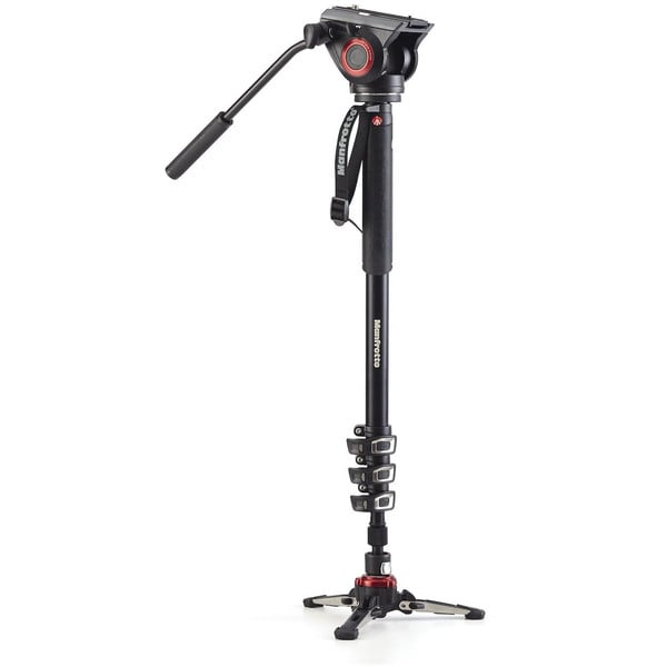 Manfrotto Aluminium monopod MVMXPRO500, met vloeistof-2-weg-kop