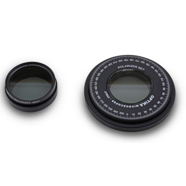 Optika Polarisatieset ST-088.1 (filter en draaibare tafel) (SZN/SZM LED)