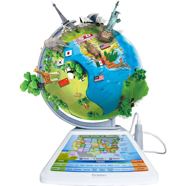 Oregon Scientific Kinderglobe Smart Globe Adventure 2.0 Augmented Reality 23cm