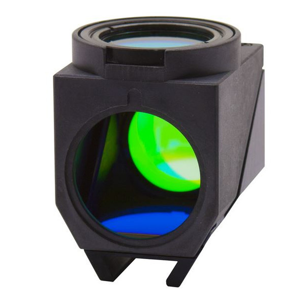 Optika LED Fluorescentie Cube (LED + filterset) voor B-510LD4/B-1000LD4, M-1228, Amber LED Emissie 590nm, Ex filter 582-603, Dich 610, Em 615-645