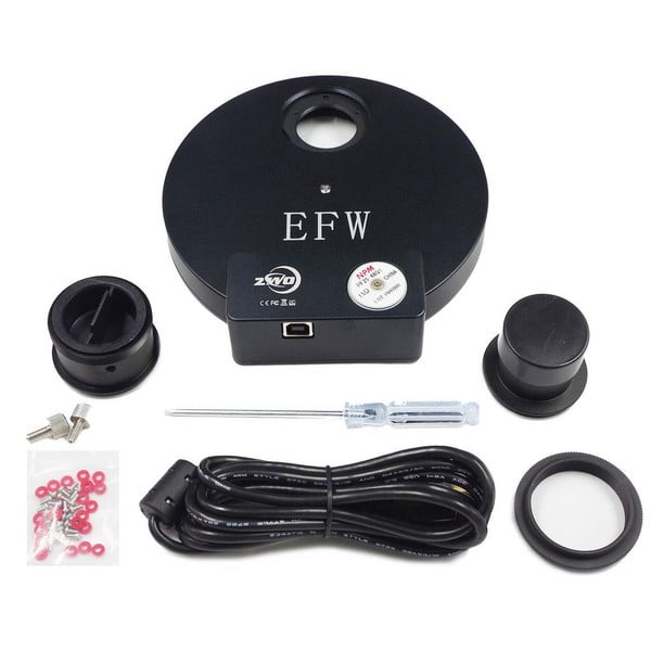 ZWO Gemotoriseerd filterwiel EFW 8x1.25"