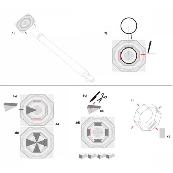 Explore Scientific Zonnefilters Sun Catcher zonnefilter voor 80-102mm telescopen