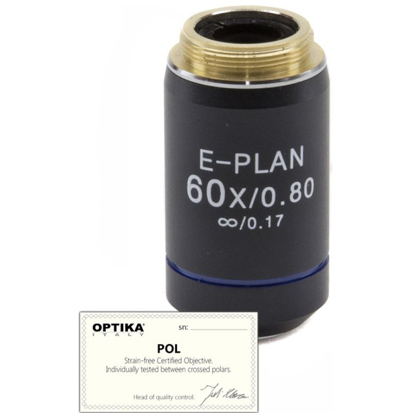 Optika Objectief 60x/0.80, infinity, plan, POL,  (B-383POL), M-149P