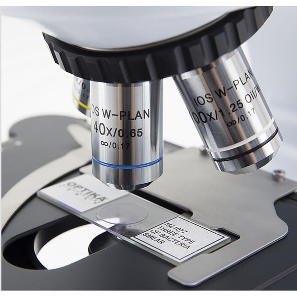 Optika Microscoop B-510-5, discussion, trino, 5-head, IOS W-PLAN, 40x-1000x, EU