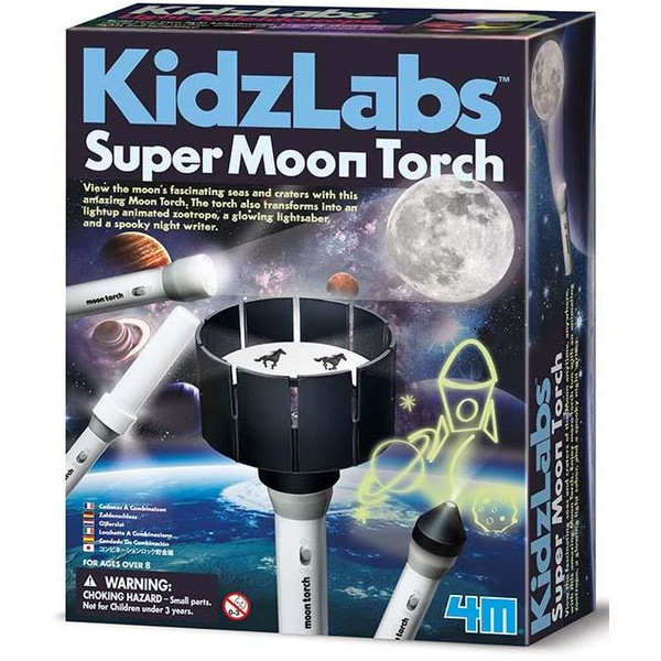 HCM Kinzel KidzLabs Super Moon Torch, zaklamp maan