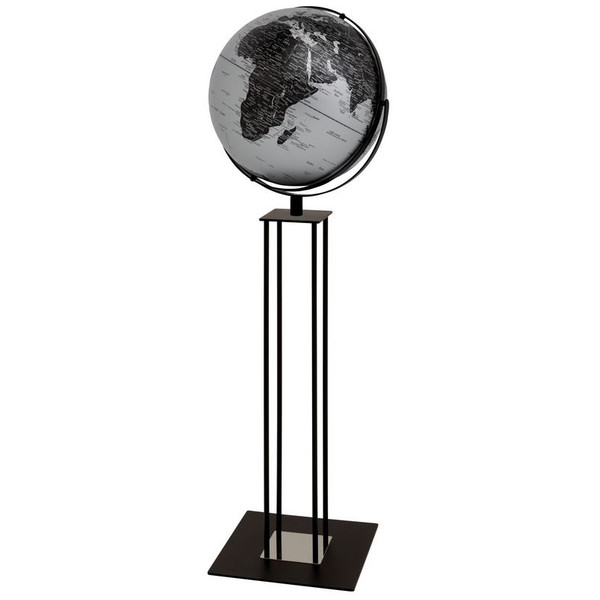 emform Staande globe Worldtrophy Matt Silver 42,5cm