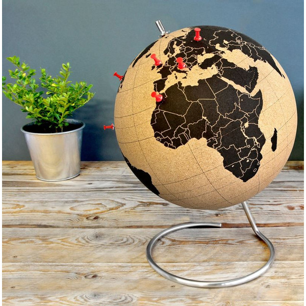 suck UK Cork globe 25cm for pinning