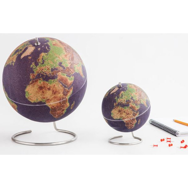 suck UK Coloured Cork globe 15cm for pinning