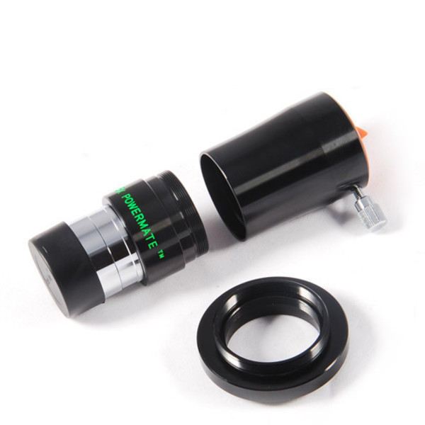 ASToptics T2 adapter voor Televue Powermate 2.5x en 5x