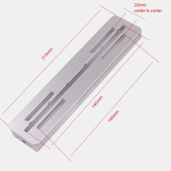 ASToptics Universele Vixen zwaluwstaart, met 50mm platform