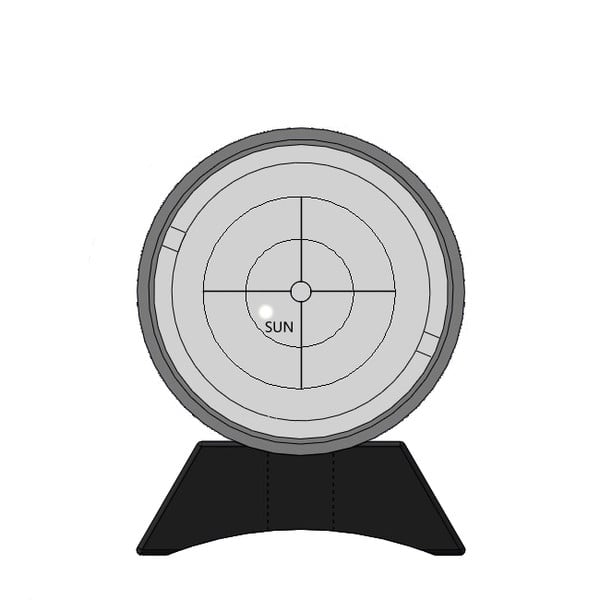 ASToptics Zonzoeker Universele zonnezoeker voor standaard zoekerschoen