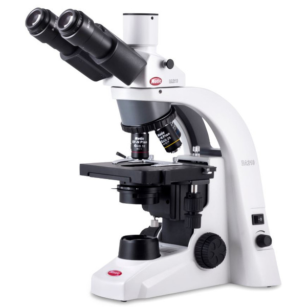 Motic Microscoop BA210, LED, 4x-1000x, infinity, trino