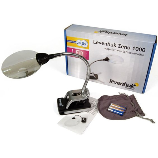 Levenhuk Vergrootglazen Zeno 1000 2.5/5x, 88/21mm LED