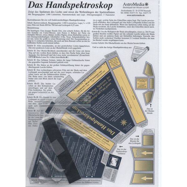 AstroMedia Set Das Handspektroskop