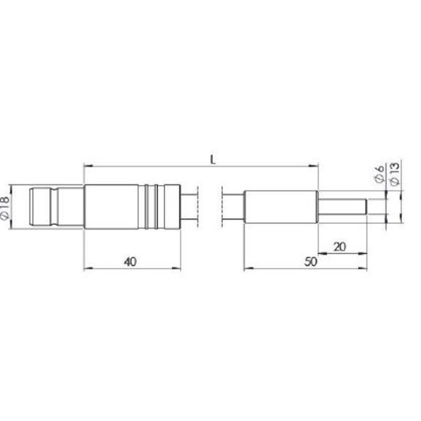 StarLight Opto-Electronics GLF1-1600-9.0, 1-arm, armlengte 1600 mm, actieve diameter 9 mm