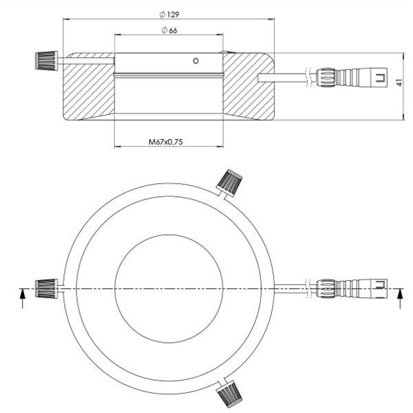 StarLight Opto-Electronics RL12-18s-S4 G, groen (528 nm), Ø 66mm