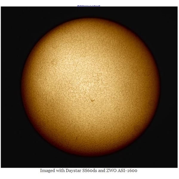 DayStar Zonnetelescoop ST 60/930 SolarScout SS60-ds H-Alpha OTA Set