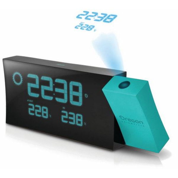 Oregon Scientific Draadloos weerstation Prysma projectieklok met weersvoorspelling BAR223 Blauw / Zwart