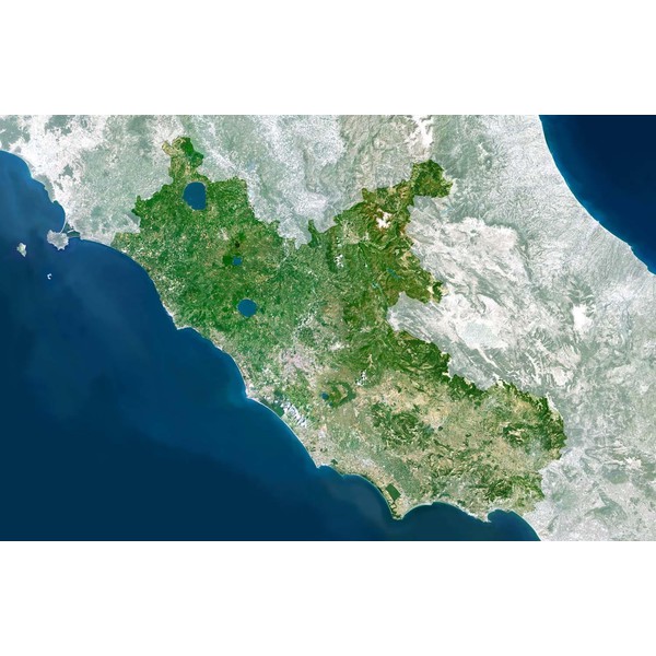 Planet Observer regiokaart Lazio