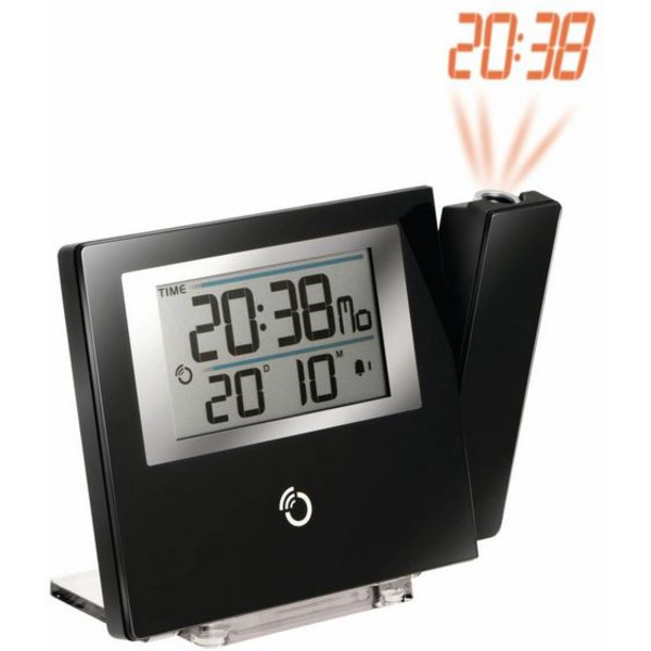 Oregon Scientific Uur Ultra slim projection Clock black with red time display