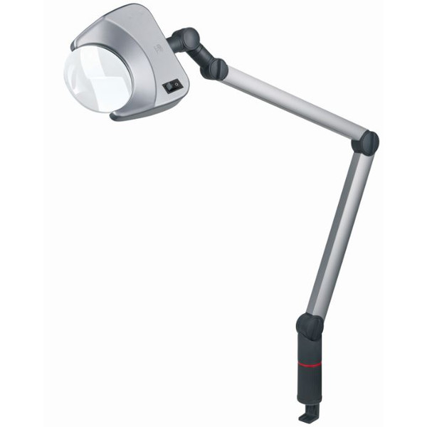 Schweizer Vergrootglazen Loeplamp Tech-Line LED Bifo 4500K, 2x/3X, Ø120/31,5mm, bifocaal, biconvex