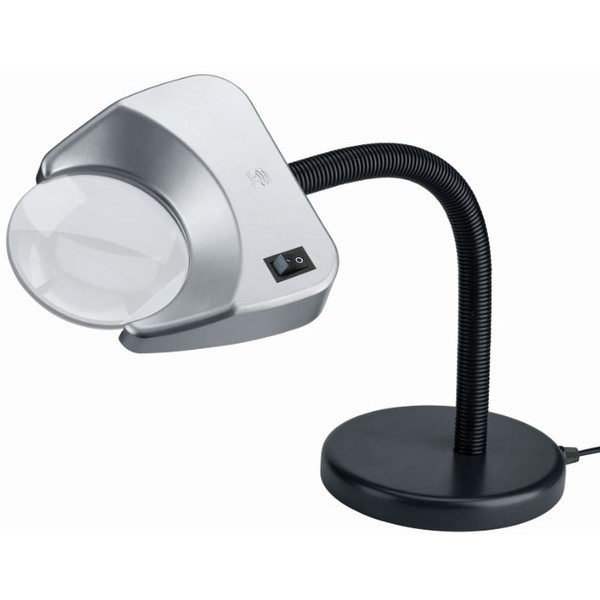 Schweizer Vergrootglazen Loeplamp Tech-Line LED TISCHFUSS Bifo 4500K, 2x/3X, Ø120/31,5mm, bifocaal, biconvex