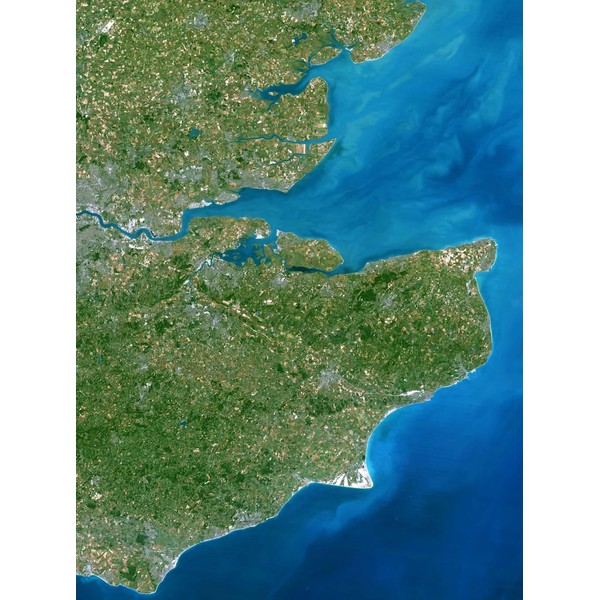 Planet Observer regiokaart Kent & Thames Estuary