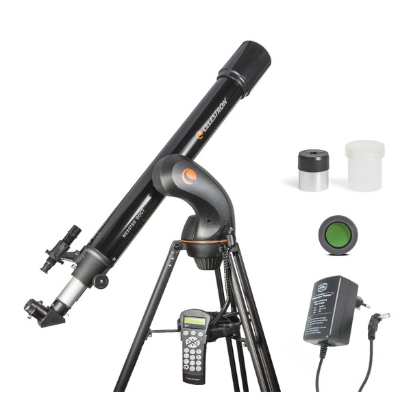 Celestron Telescoop AC 90/910 NexStar 90 GT set: Maan en planeten