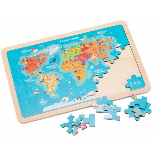 Oregon Scientific Magische puzzel Worldmaps met augmented reality
