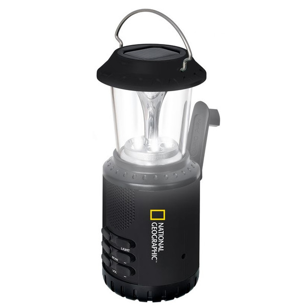 National Geographic Werklamp Campinglantaarn op zonne-energie met radio