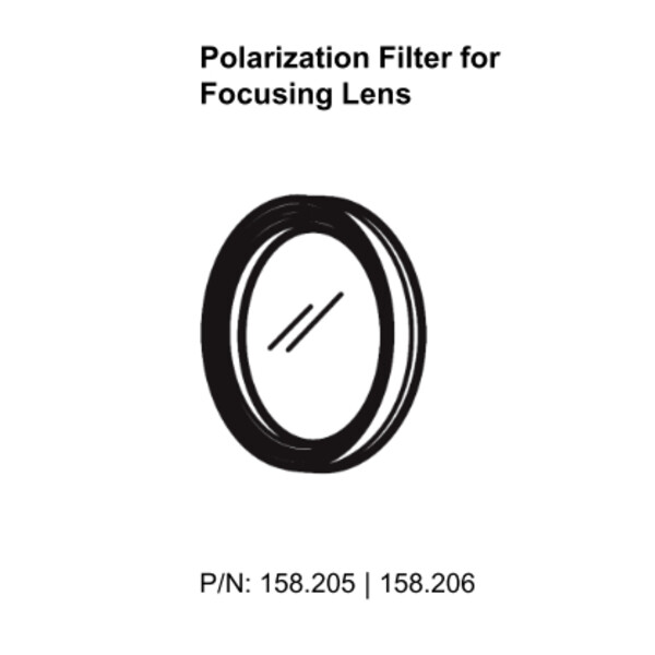 SCHOTT Polarising filter for focusing attachment, rotatable  Ø <= 9 mm