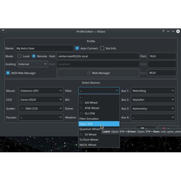 Ikarus Technologies StellarMate PLUS astrofotografiecomputer