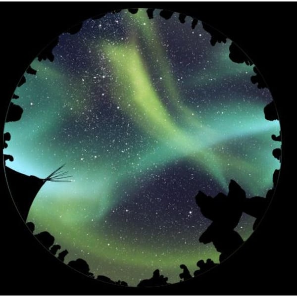 astrial Dia voor de Sega Homestar Planetarium Aurora Australis Scenic