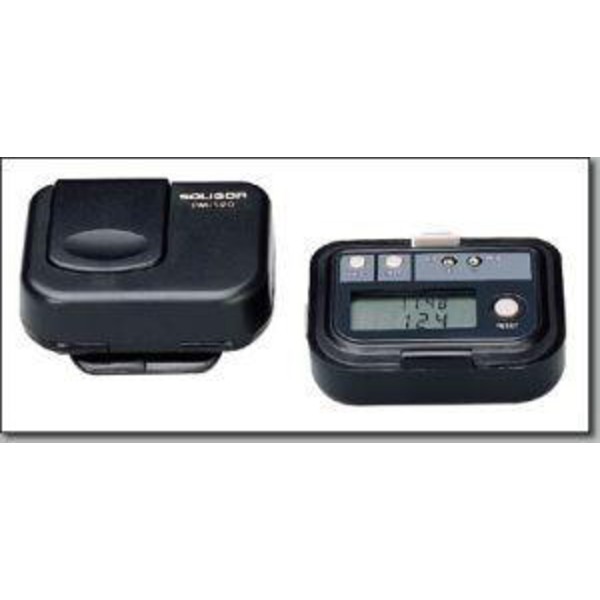 Soligor LCD-Schrittzähler mit Quarzuhr PM-520