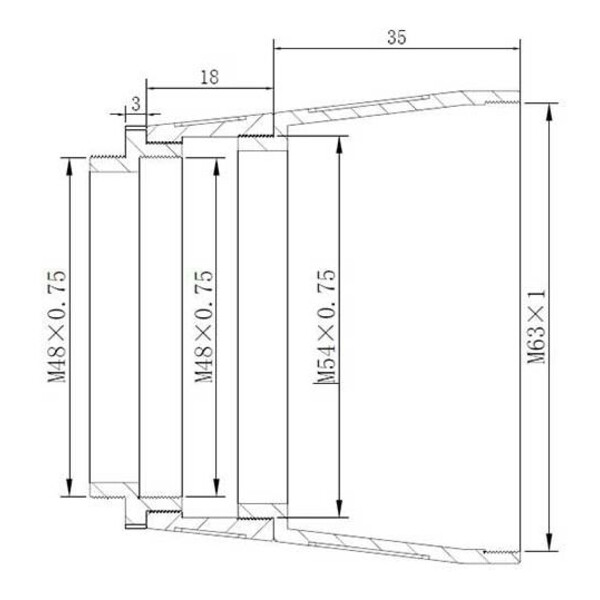 TS Optics Adapters M63/T2