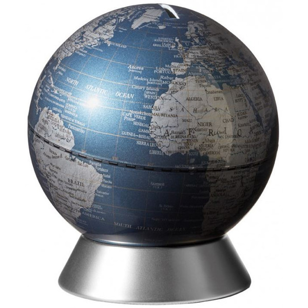 TROIKA Globe Orion Blauw Spaarpot 14cm