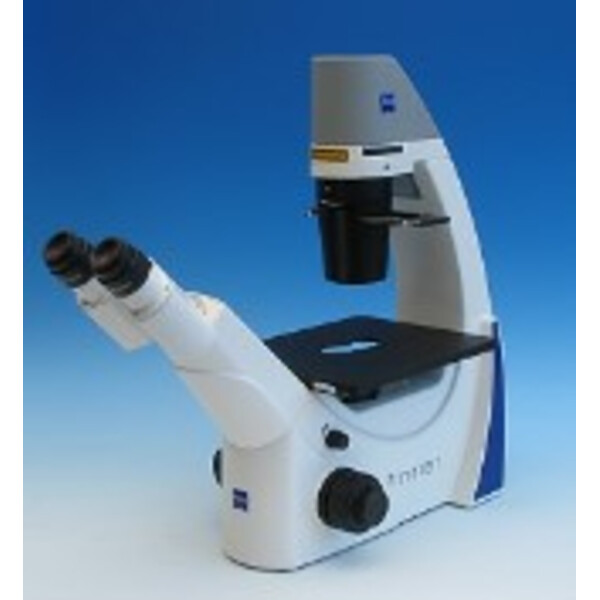 ZEISS Omgekeerde microscoop Primovert bino Ph 0, Ph1, 40x, 100x, 200x, Kond 0.3